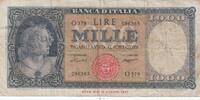 1000 lire 1959 Italien 1000 Lire Italia - 1959 - VF - Serial O.379 - P.88c III / SS