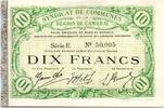 France 10 francs 10 Francs Cambrai Commune - 1916 -