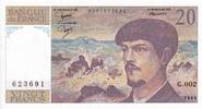 France 20 francs 20 Francs - Debussy - Série G.002 - 1980 - NEUF - F.66.01 -