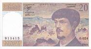 France 20 francs 20 Francs - Debussy - Série O.024 - 1989 - NEUF - F.66.10 -