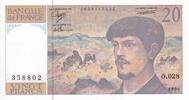France 20 francs 20 Francs - Debussy - Série O.028 - 1990 - NEUF - F.66bis.01 -