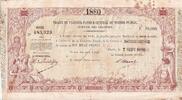 Nle Calédonie 10000 francs 10000 Francs - Traite du Trésor Public - Sign. Chazal - 07-09-1880 - TTB -