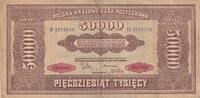 Pologne  50000 Marek - 1922 - Série H - P.33 TB+