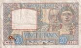 France 20 francs 20 Francs - Science et Travail - 01-08-1940 - Série O.830 - F.12.05 -