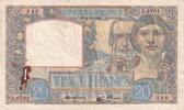 France 20 francs 20 Francs - Science et Travail - 04-12-1941 - Série L.6701 - F.12.20 -