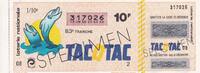 France 10 francs 10 Francs - Ticket de loterie à gratter Tacotac - Spécimen - 1983 -