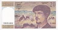 France 20 francs 20 Francs - Debussy - 1980 - Série U.002 - F.66.01 -