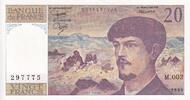 France 20 francs 20 Francs - Debussy - 1980 - Série M.002 - F.66.01 -