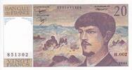 France 20 francs 20 Francs - Debussy - 1980 - Série H.002 - F.66.01 -