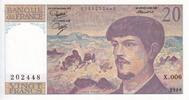 France 20 francs 20 Francs - Debussy - 1980 - Série X.006 - F.66.01 -