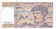 France 20 francs 20 Francs - Debussy - 1990 - Série N.028 - F.66Bis.01 -