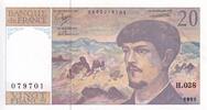 France 20 francs 20 Francs - Debussy - 1990 - Série H.028 - F.66Bis.01 -