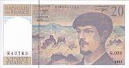France 20 francs 20 Francs - Debussy - 1991 - Série G.032 - F.66Bis.02 -