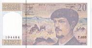 France 20 francs 20 Francs - Debussy - 1991 - Série T.033 - F.66Bis.02 -