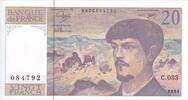 France 20 francs 20 Francs - Debussy - 1991 - Série C.033 - F.66Bis.02 -