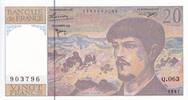 France 20 francs 20 Francs - Debussy - 1997 - Série Q.063 - F.66TER.02.63 -