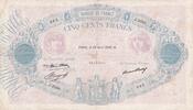 France 500 francs 500 Francs - Rose et Bleu - 23-04-1936 - Série J.2260 - F.30.37 -