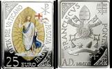 Vatican  25 Euros commémo. - Réssurection de Pinturicchio 2022 - BE - Argent
