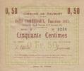 France 50 centimes 50 Centimes Faumont Commune - 1915 -