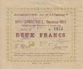 France 2 francs 2 Francs Faumont Commune - 1915 -
