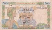 France 500 francs 500 Francs - La Paix - 09-01-1941 - Série U.1782 - F.32.12 -