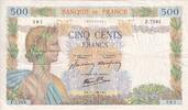 France 500 francs 500 Francs - La Paix - 07-01-1943 - Série F.7593 - F.32.45 -