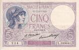 France 5 francs 5 Francs - Violet - 05-03-1929 - Série G.39904 - F.03.13 -