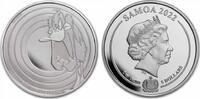 Samoa 5 dollars 5 Dollars - Daffy Duck - Once Argent 2022 -