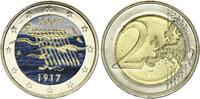 Finlande 2 euros 2 Euros - 90ème anniversaire de l'indépendance de la Finlande - Colorisée - 2007 -