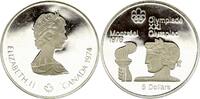 Canada 5 dollars 5 Dollars, JO de Montréal 1976 - Athlète avec Flamme (JO) - 1974 BE -