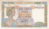 France 500 francs 500 Francs - La Paix - 07-01-1943 - Série K.7734 - F.32.44 -