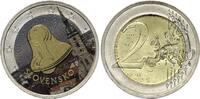Slovaquie 2 euros 2 Euros - Révolution de velours - Colorisée - 2009 -