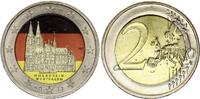 Allemagne  2 Euros - Cathédrale de Cologne - Colorisée - J Hambourg - 2011 SPL