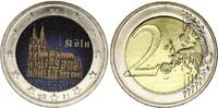 Allemagne 2 euros 2 Euros - Cathédrale de Cologne - Colorisée - F Stuttgart - 2011 -