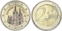 Espagne 2 euros 2 Euros - Cathédrale de Burgos - Colorisée - 2012 -
