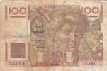 France 100 francs 100 Francs Paysan - 01-10-1953 - Série T.567 -