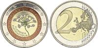 Slovénie  2 Euros - Jardin Botanique de Ljubljana - Colorisée - 2010 SPL