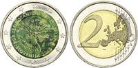 Slovénie  2 Euros - Jardin Botanique de Ljubljana - Colorisée - 2010 SPL