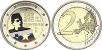 Slovénie  2 Euros - Francs Rozman - Colorisée - 2011 SPL