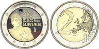 Slovénie  2 Euros - Francs Rozman - Colorisée - 2011 SPL