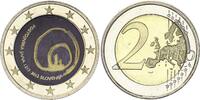 Slovénie  2 Euros - Grotte de Postojna - Colorisée - 2013 SPL