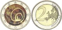 Slovénie  2 Euros - Grotte de Postojna - Colorisée - 2013 SPL
