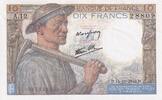 France 10 francs 10 Francs - Mineur - 15-10-1942 - Série A.12 - F.08.04 -