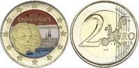 Luxembourg  2 Euros - Grand-Duc Guillaume IV - Colorisée - 2012 SPL