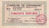 France 50 centimes 50 Centimes - Cornimont - 1915 - Série A - P.88-11 -