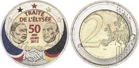 Allemagne 2 euros 2 Euros - Traité de l'Elysée - Colorisée - J (Hambourg) - 2013 -