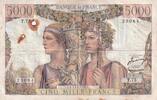 France 5000 francs 5000 Francs - Terre et Mer - 16-08-1951 - Série T.75 - F.48.05 -