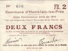France 2 f 2 F Hamblain les Prés -