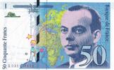Frankreich 50 Francs - Saint-Exupéry - 1997 - Letter X - P.157 50 francs 1997 I / ST