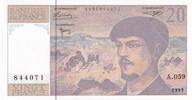 France 20 francs 20 Francs - Debussy - 1997 - Série A.059 - F.66TER.02A59 -